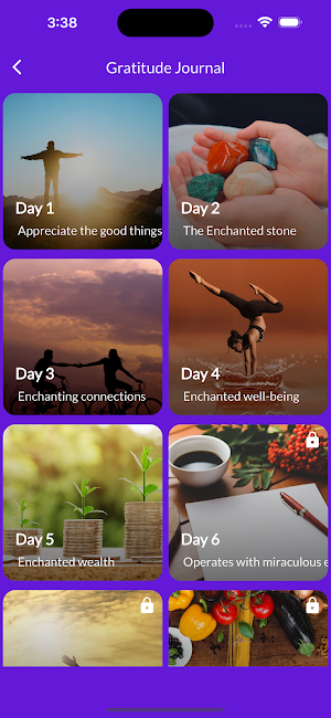 Vision Board Gratitude Journal Screenshot 1