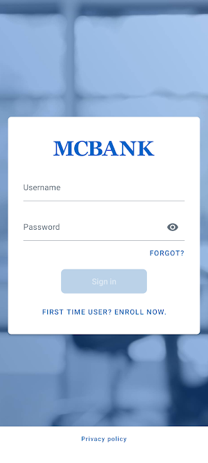 MCBANK Connect Screenshot 0
