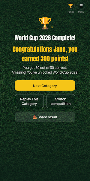 ScorelineQuiz Screenshot 3
