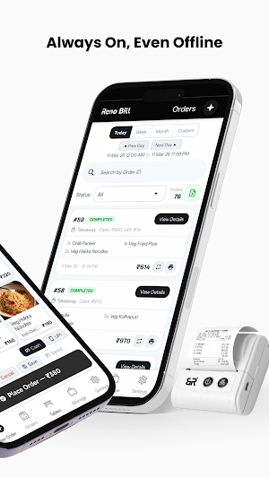 RenoBill AI Restaurant Billing Screenshot 1