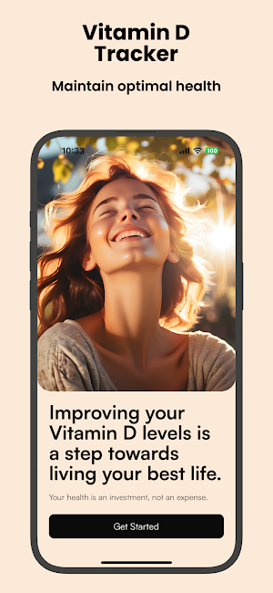 Sunshine - Vitamin D tracker Screenshot 1