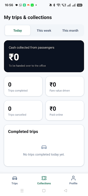Aru Cabs Driver App Screenshot 2
