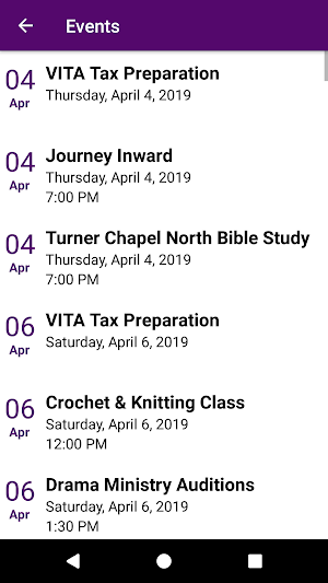 Turner Chapel AME Church Screenshot 2