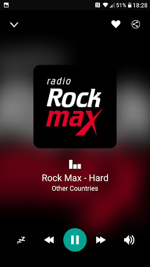 Hard rock radios Screenshot 2