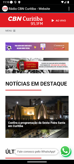 Rádio CBN Curitiba Screenshot 1