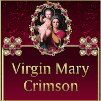 Virgin Mary Crimson Go SMS Theme