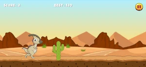 Jurassic Dinosaur Jumping Run Screenshot 0