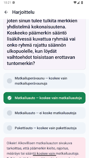 Suomen liikennemerkit: testi Screenshot 3