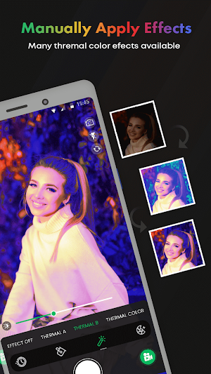 SelfieCut Nightvision Effects Screenshot 3