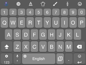 KurdKey Theme Gray Screenshot 0