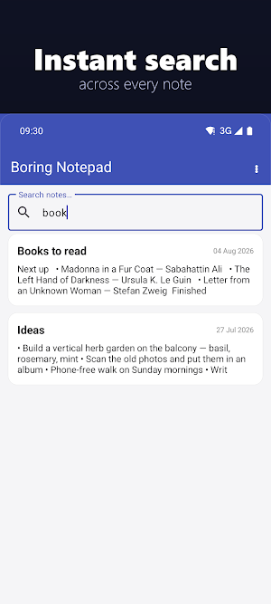 Boring Notepad Screenshot 2