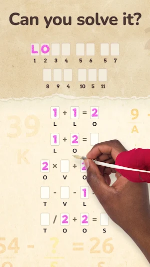 Letter Math－Cross Logic Puzzle Screenshot 0