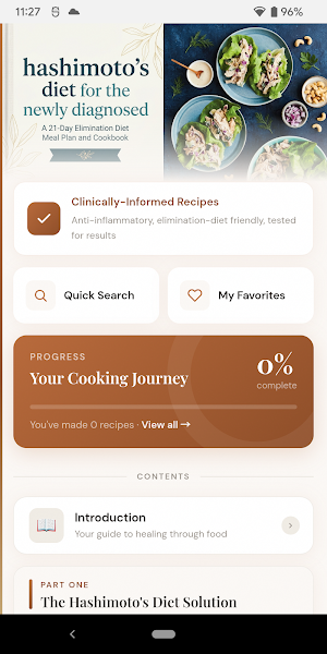 Hashimoto's Diet and Meal Plan Screenshot 1