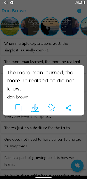 Dan Brown Quotes and Sayings Screenshot 1