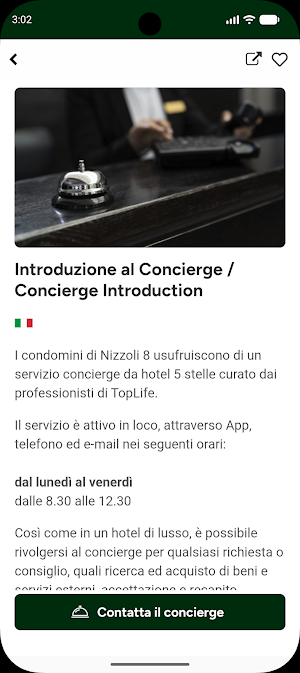 Nizzoli 8 Concierge Screenshot 3