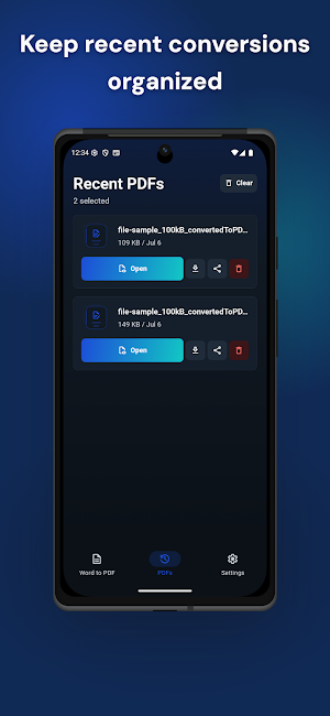 Word to PDF Converter Vezlo Screenshot 3