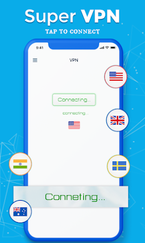 Super Fast VPN - Proxy Master & Free Vpn Client Screenshot 2