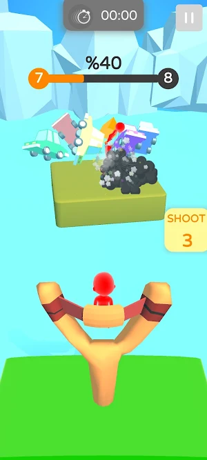 Slingshot Man: Shooting range Screenshot 2