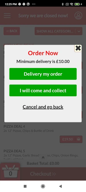Halfway Pizzas Sherness Screenshot 3