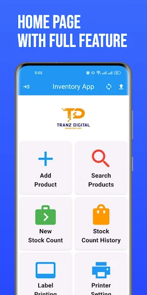 Inventory TranzDigital Screenshot 0