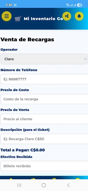 Mi Inventario Go Pro Screenshot 2