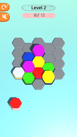 Hexa Sort - Color Sort Screenshot 1