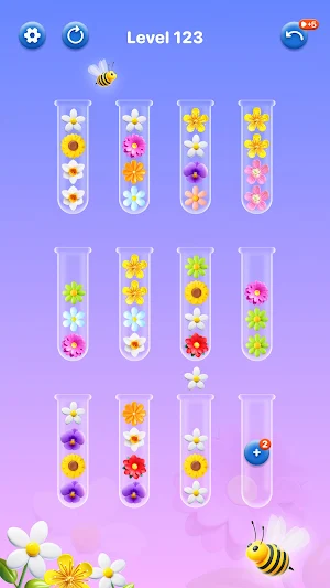 Blossom Sorting: flower games Screenshot 0