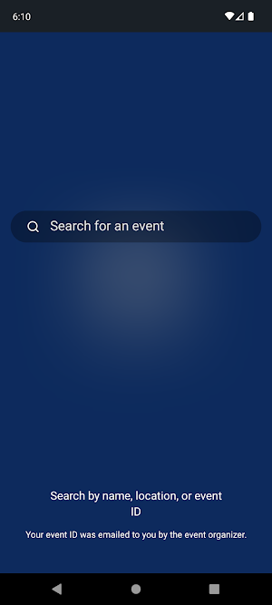 NSAA Events Screenshot 1