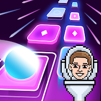 Skibidy toilet - Tiles Hop
