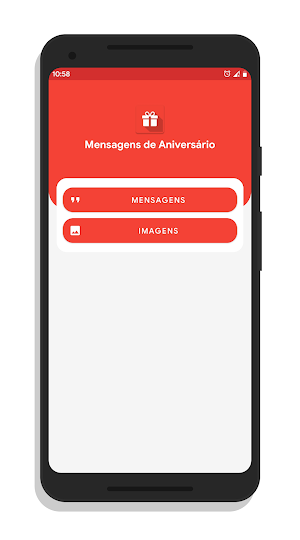 Mensagem de Aniversário com Imagens de Parabéns Screenshot 0