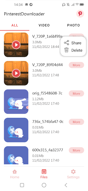 Video Downloader for Pinterest Screenshot 3