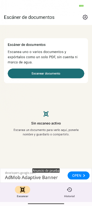 Escaner de Documentos Screenshot 0