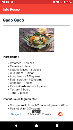 Cari Indonesian Food Recipes Screenshot 2