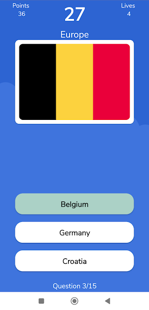World Flags Quiz Screenshot 2