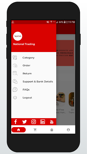 Nueva : online B2B wholesale marketplace Screenshot 1