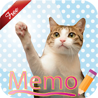 Cat Sticky Memo Notepad Free
