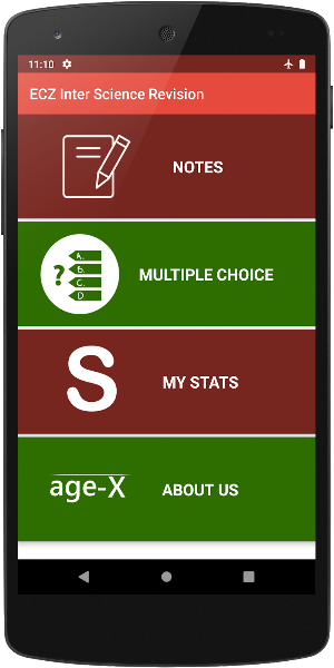 ECZ Integrated Science Revision Screenshot 0