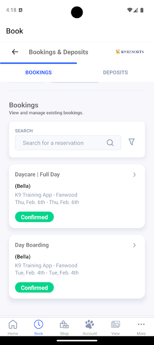 K9 Resorts Luxury Pet Hotel Screenshot 1
