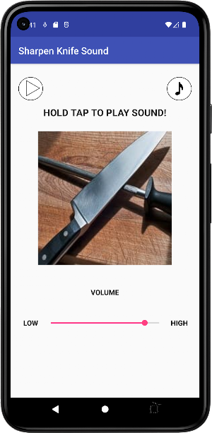 Sharpen Knife Sound Screenshot 0