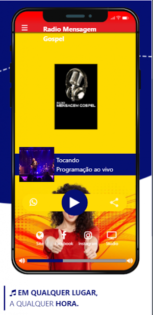 Rádio Mensagem Gospel Screenshot 1
