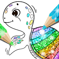 Glitter Coloring Book for Kids: Kids Games