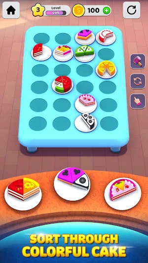Cake Sort 3D:Color Puzzle Game Screenshot 0