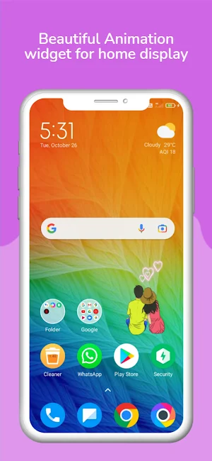 Couple Animation Widget Screenshot 0