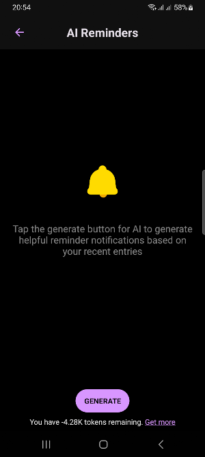 AI Journal Screenshot 2