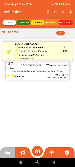 Tecno Gps Chile Screenshot 2