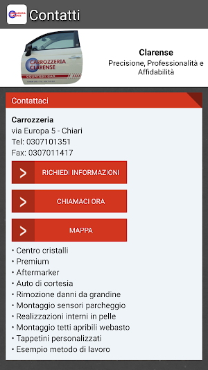 Carrozzeria Clarense Screenshot 2