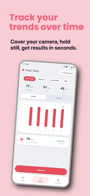 Finger Vitals Screenshot 3