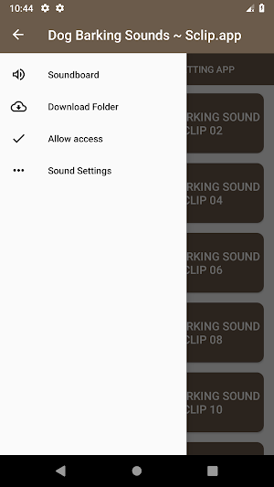 Dog Barking Sound Collections ~ Sclip.app Screenshot 3
