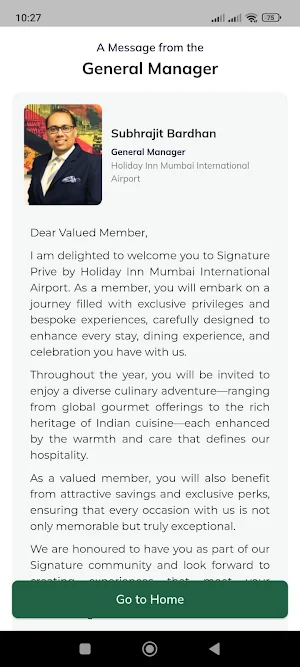 Signature Prive Screenshot 1
