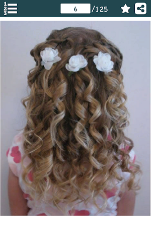 Little Girls Hair Style Ideas Screenshot 1